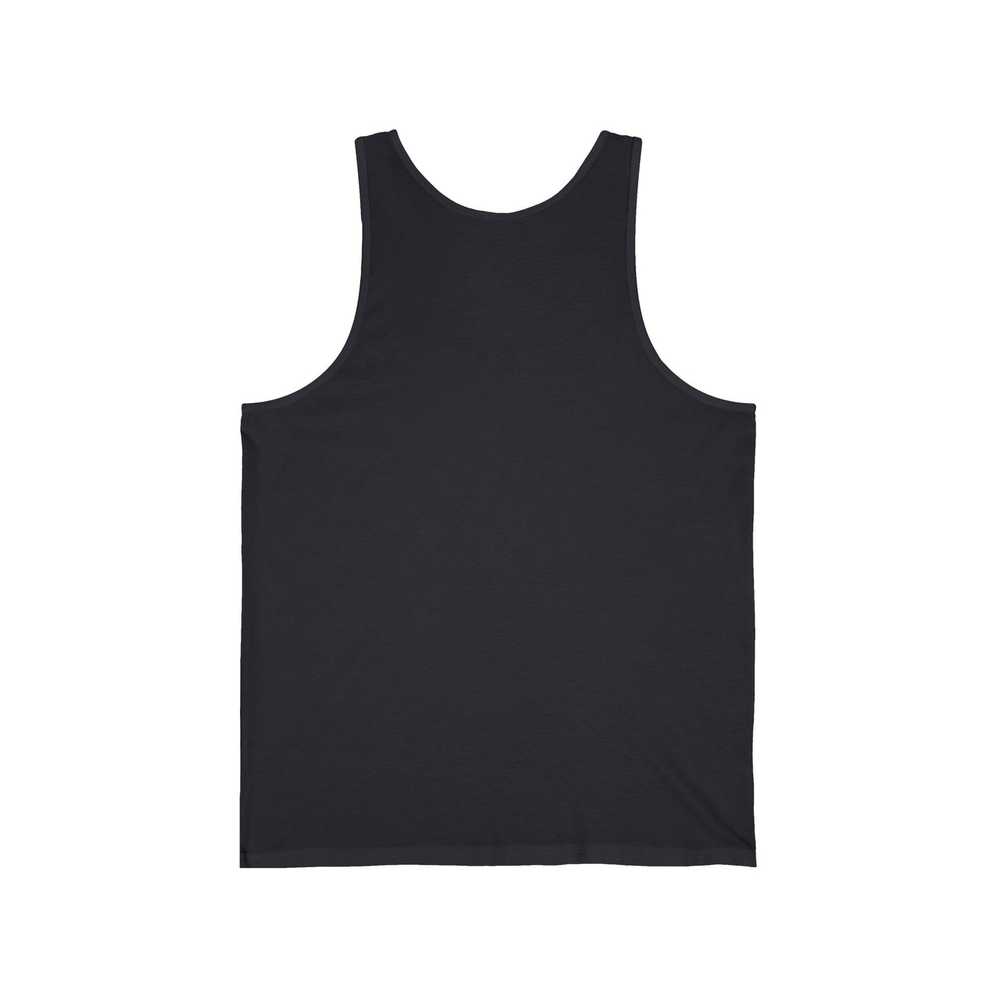 Unisex Cotton Tank Top - White Logo
