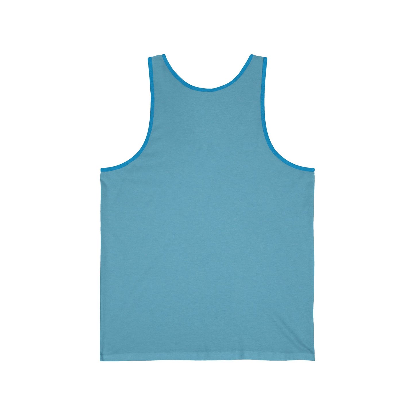 Unisex Cotton Tank Top - White Logo