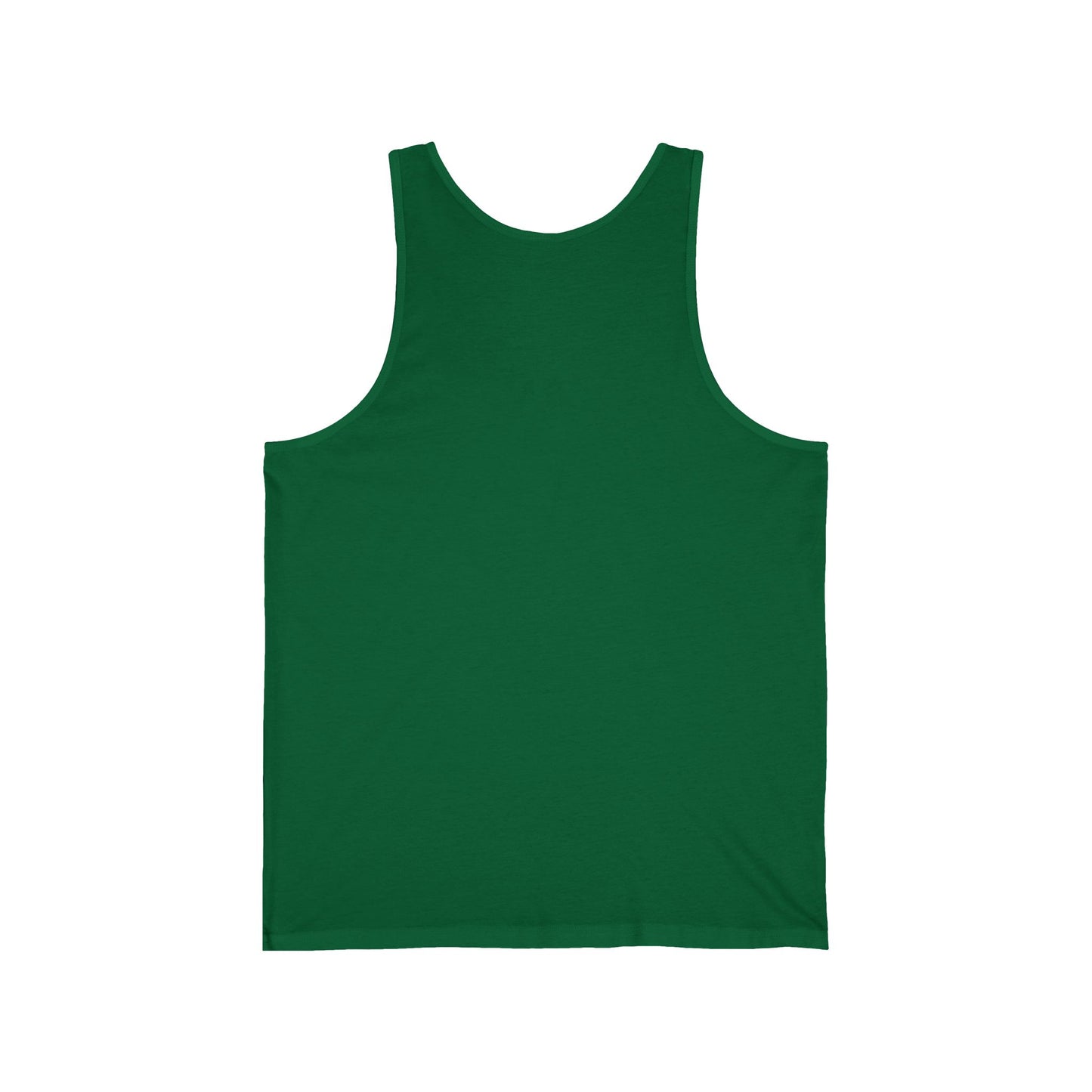 Unisex Cotton Tank Top - White Logo