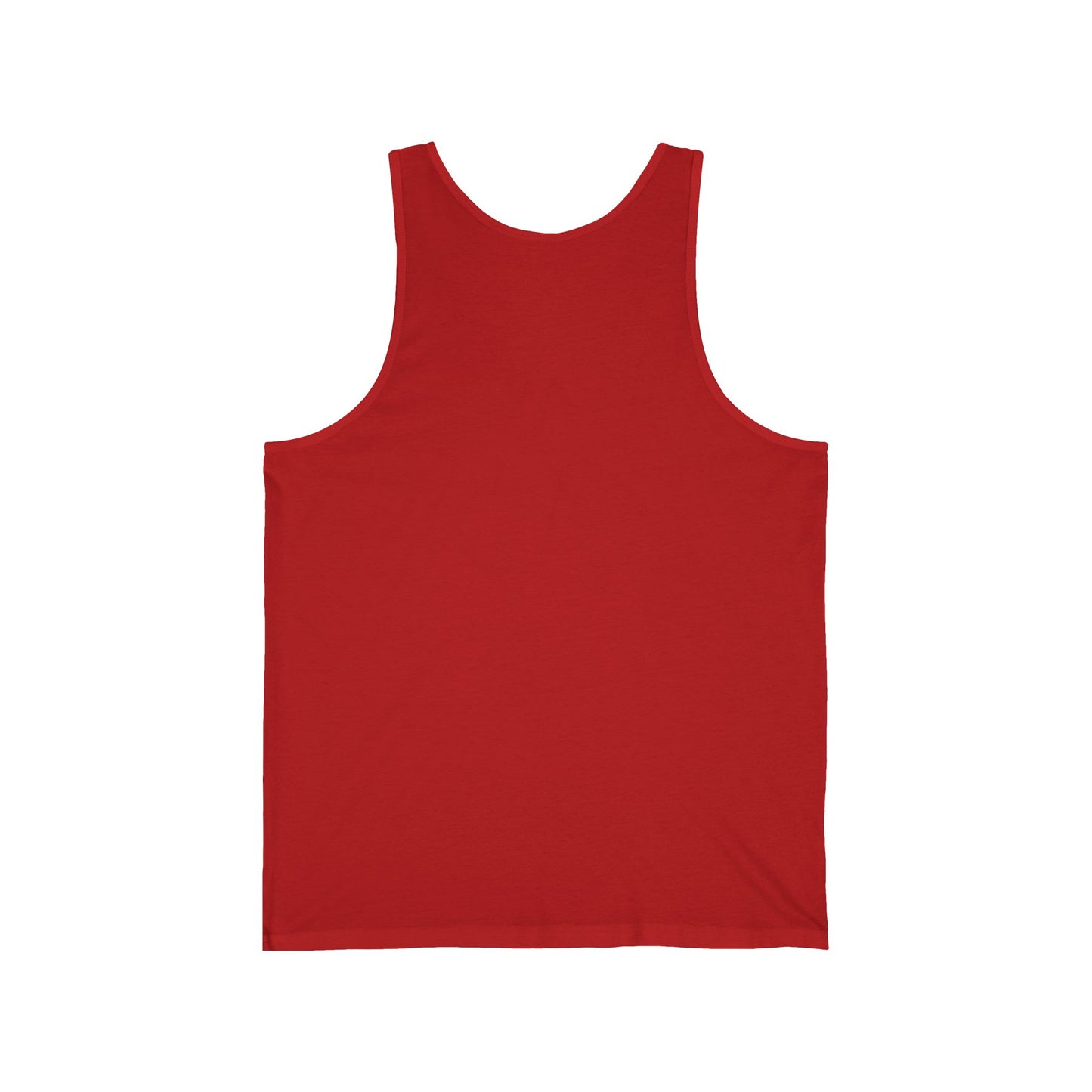 Unisex Cotton Tank Top - White Logo