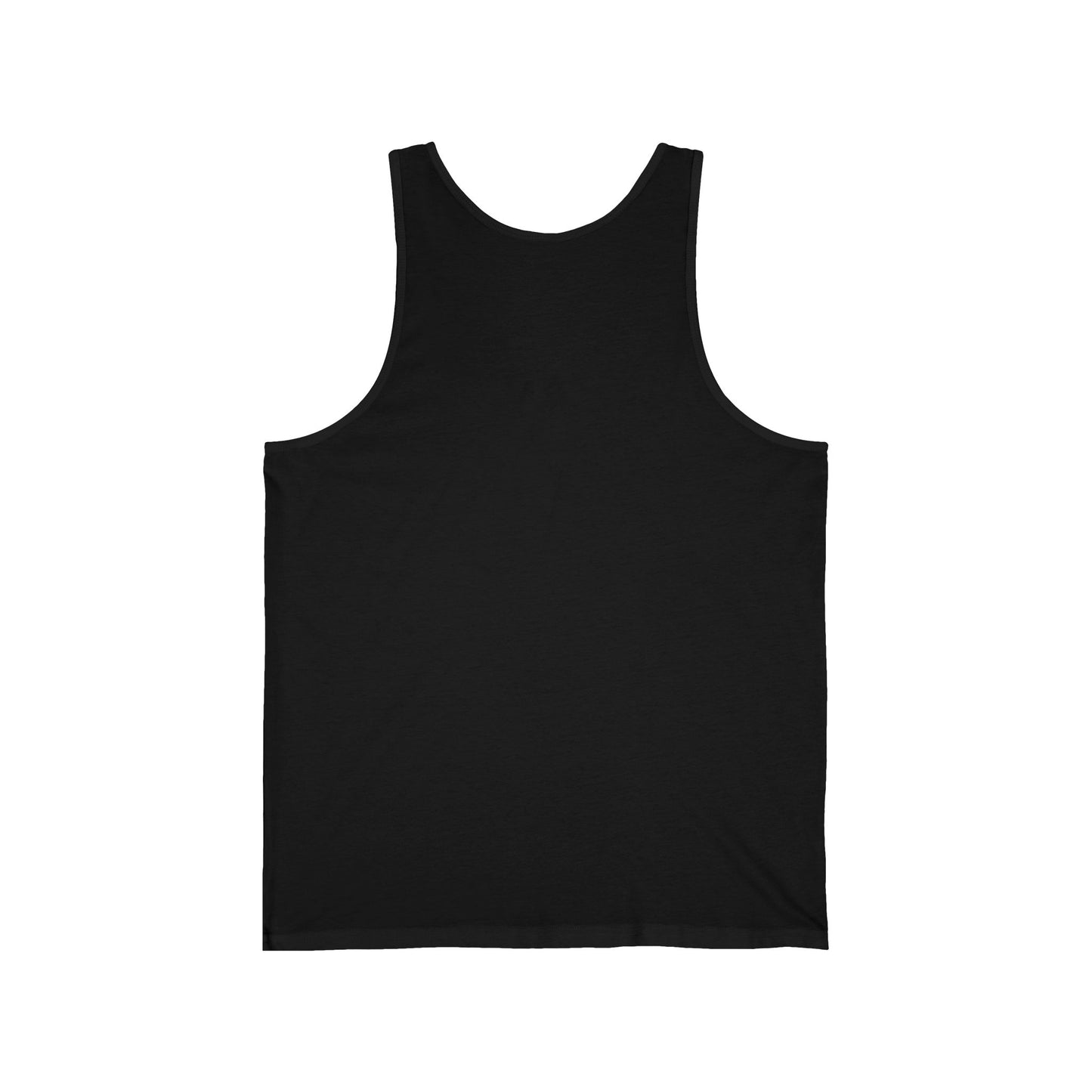 Unisex Cotton Tank Top - White Logo
