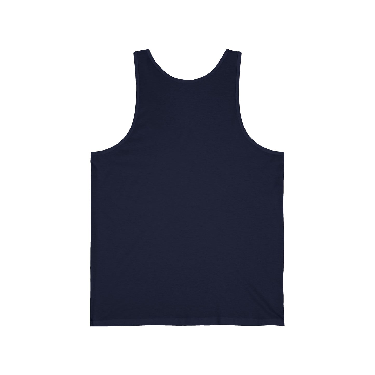 Unisex Cotton Tank Top - White Logo