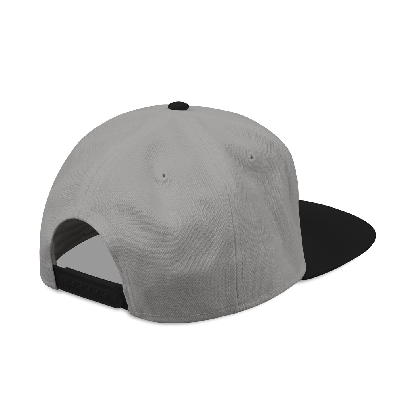 Embroidered Snapback Hat - Black Logo