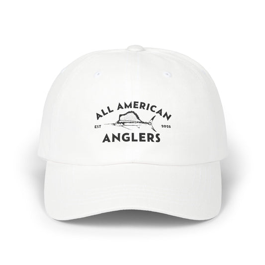 Embroidered Classic Adjustable Hat - Black Logo