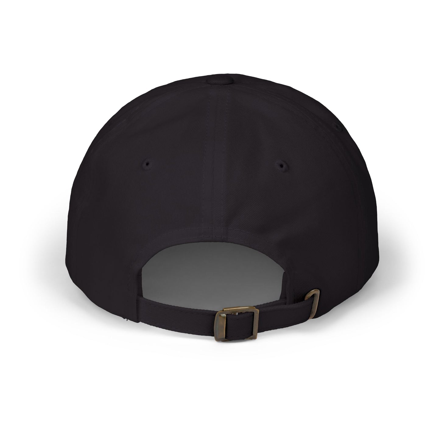 Embroidered Classic Adjustable Hat - White Logo