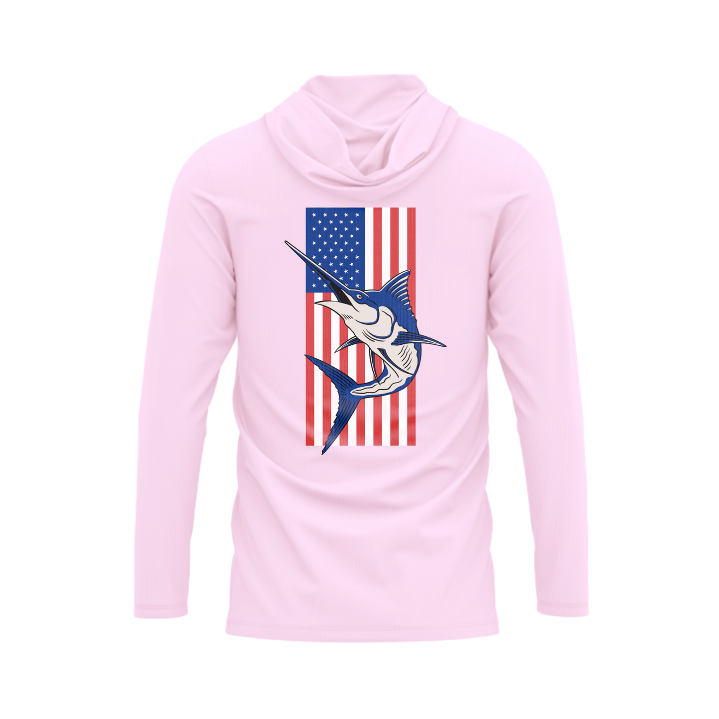 Marlin American Flag Premium Performance Hoodie