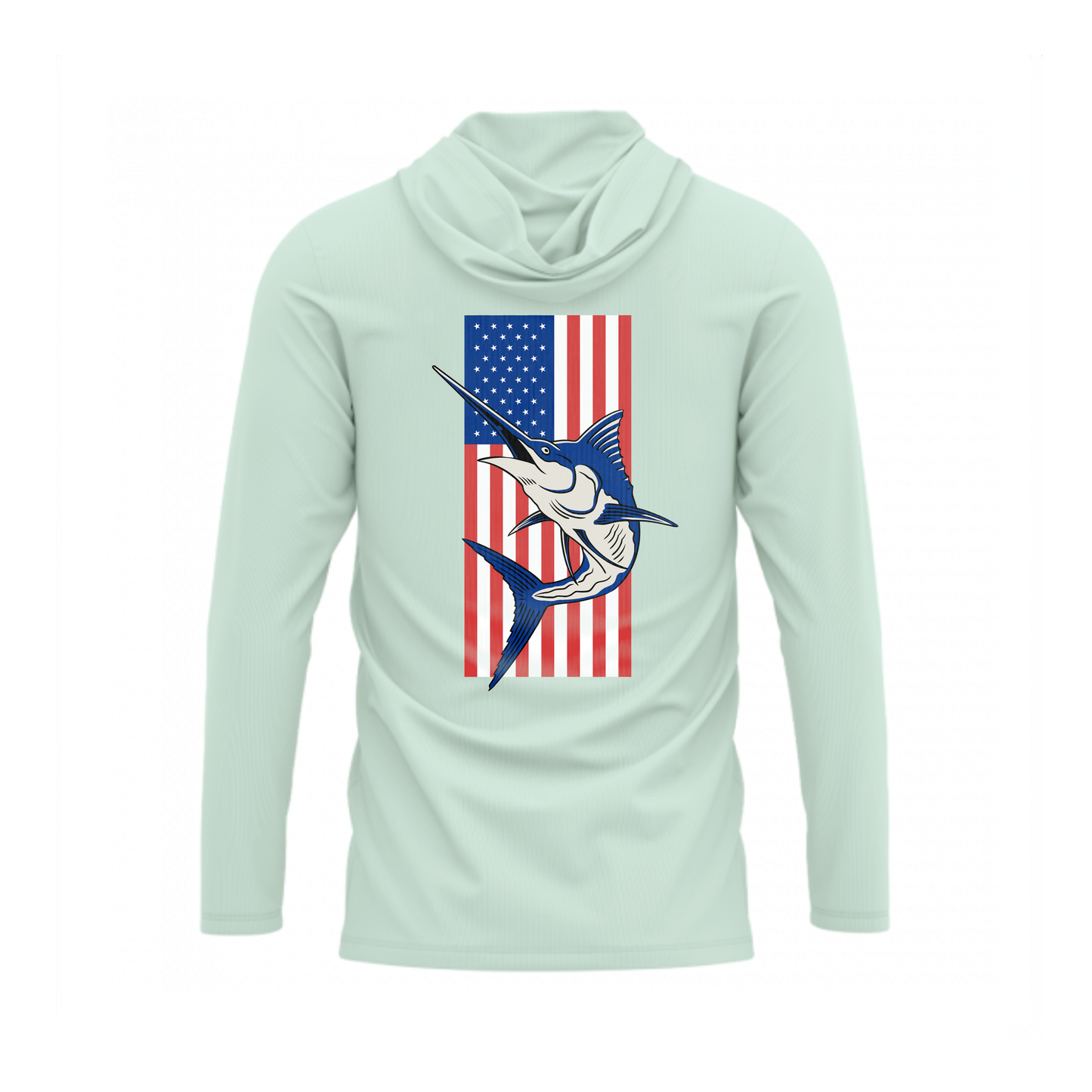 Marlin American Flag Premium Performance Hoodie